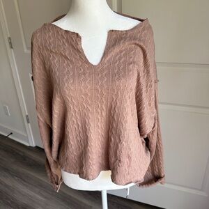 Alya Blush Knit Sweater
